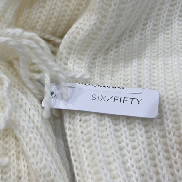 Six/Fifty Fringe Collared Sweater - Picture 4 of 5